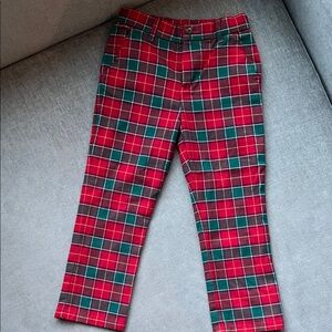 Holiday Red & Green Plaid Boy’s Pants (4T)